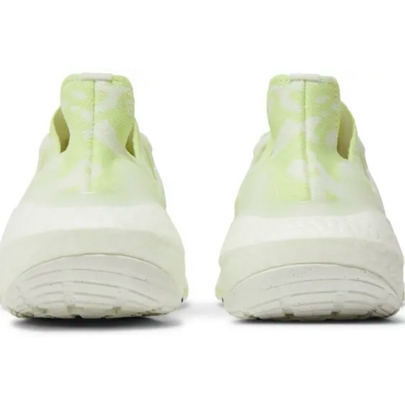 Adidas Women's Ultraboost 22 Running Shoe in Almost Lime - Picture 3 of 7